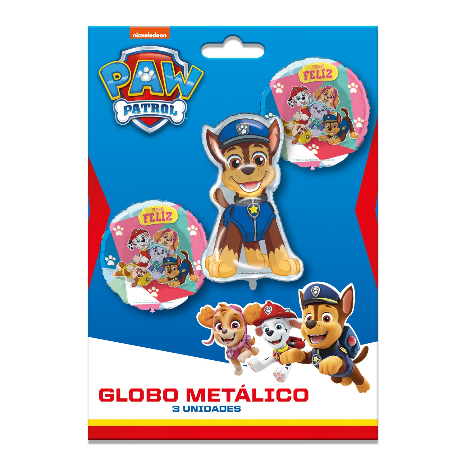 Set 3 Globos Foil | Paw Patrol